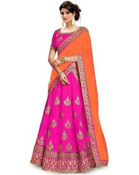 embellished a-line lehenga choli set