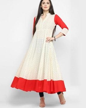 embellished anarkali kurta