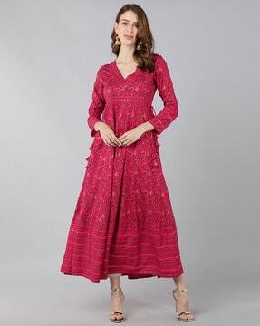 embellished anarkali kurta