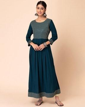 embellished anarkali kurta