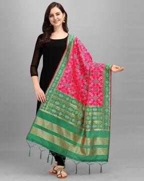 embellished banarasi silk dupatta