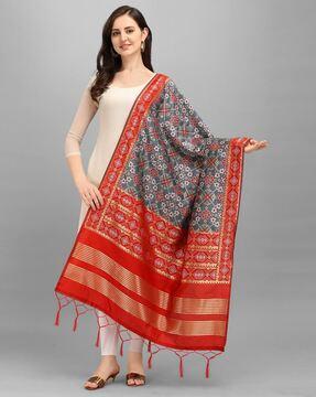 embellished banarasi silk dupatta