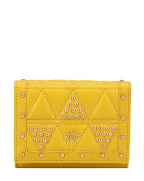 embellished bi-fold wallet
