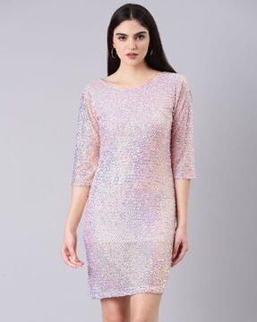 embellished bodycon dress