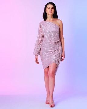 embellished bodycon dress