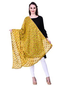 embellished chiffon dupatta