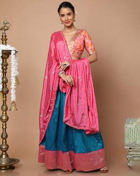 embellished chiffon dupatta