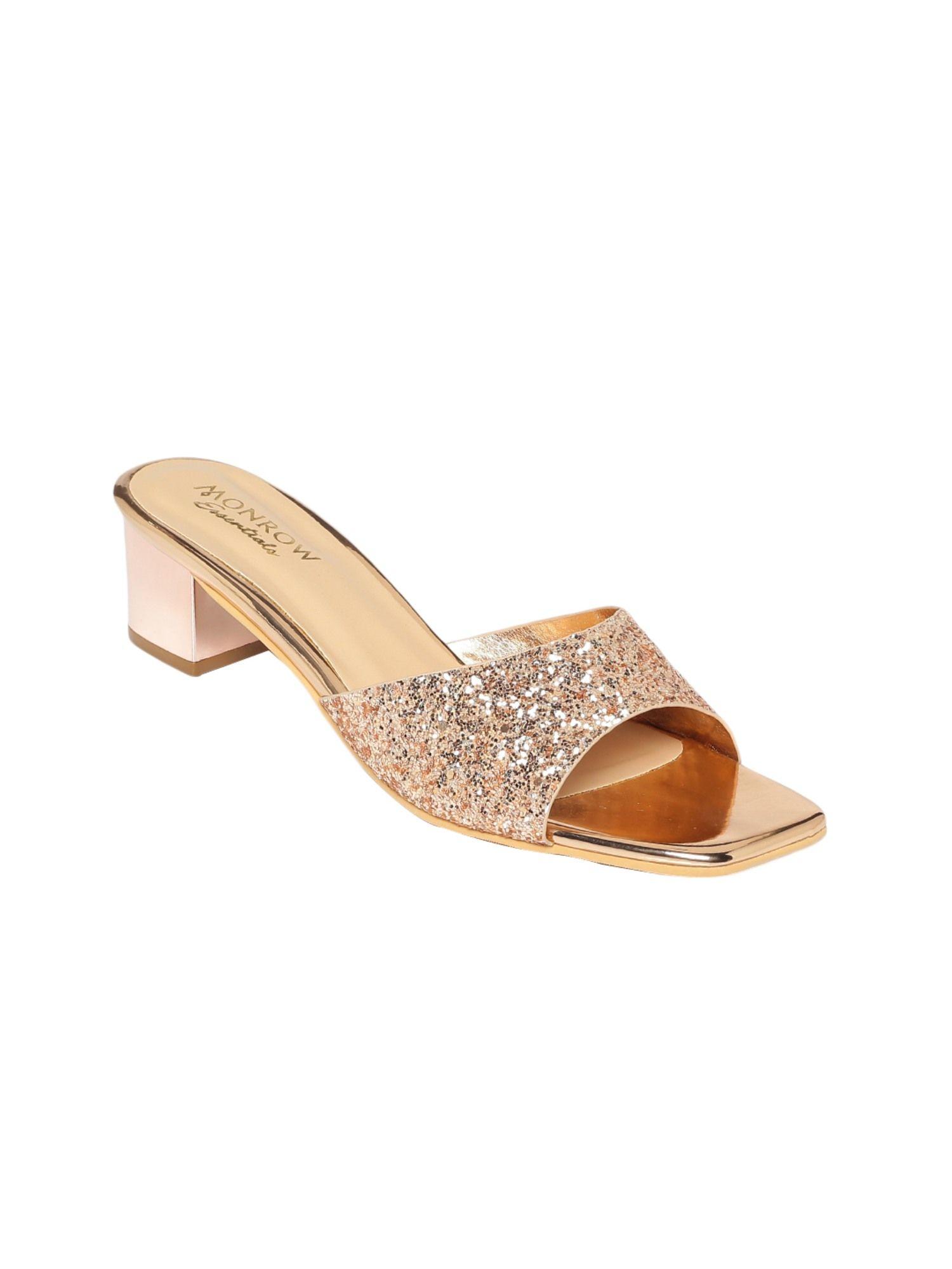 embellished elena gold heels