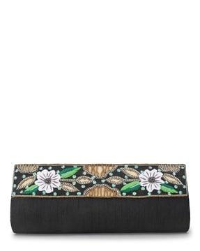 embellished ethnic clutch