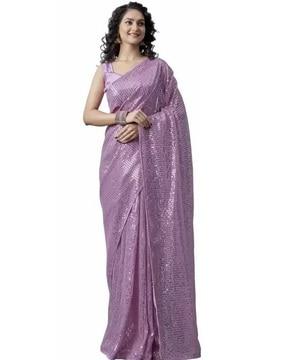 embellished georgette saree