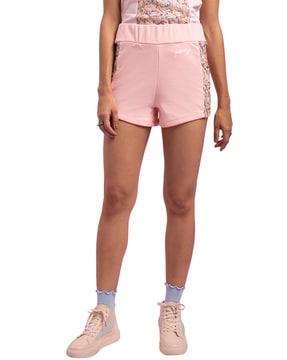 embellished hot pants with elasticated waist