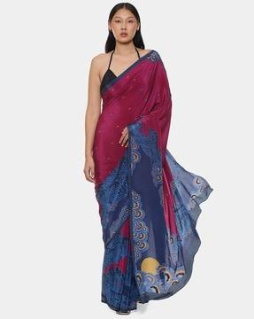 embellished kanagawa saree