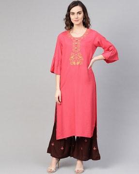 embellished kurta suit set