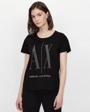 embellished logo crew-neck t-shirt