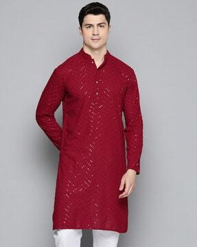 embellished long kurta