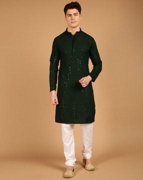 embellished long kurta