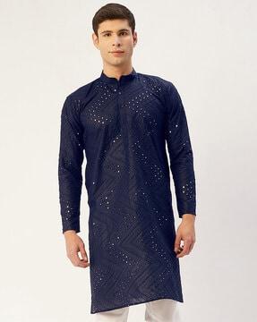 embellished long kurta