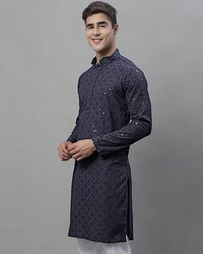 embellished long kurta