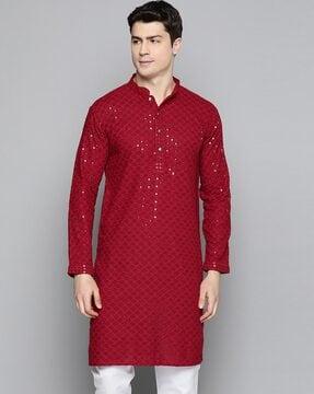 embellished long kurta