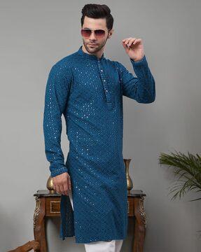 embellished long kurta