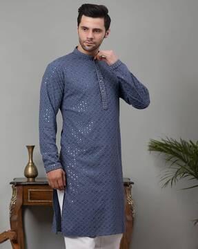 embellished long kurta