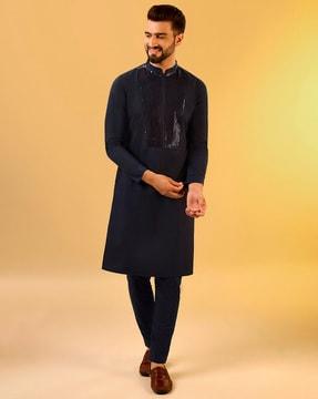 embellished long kurta