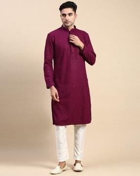 embellished long kurta