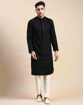 embellished long kurta