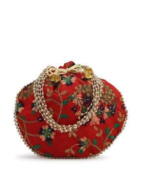 embellished potli bag