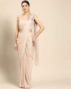 embellished pre-stitched saree