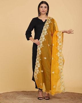 embellished regular dupatta