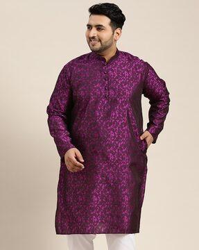 embellished regular long kurta