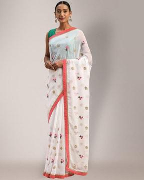 embellished regular saree