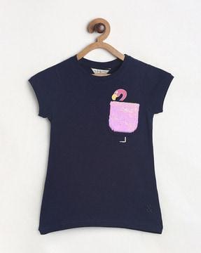 embellished round-neck t-shirt