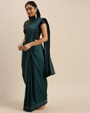 embellished saree