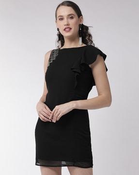 embellished sheath dress