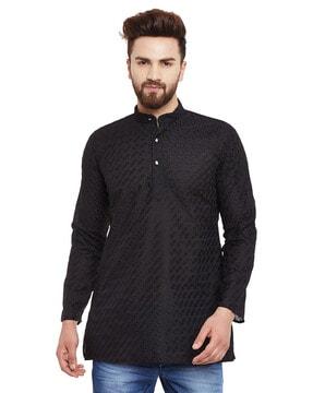 embellished short kurta