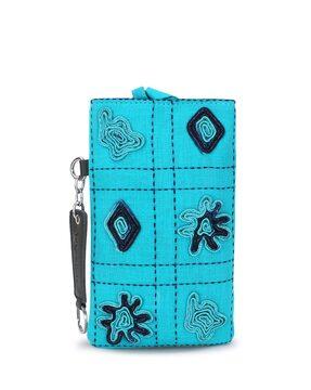 embellished sling bag with adjustable strap