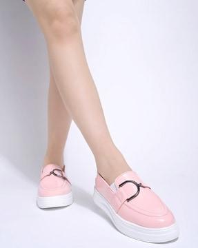 embellished slip-on casual shoes
