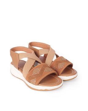 embellished slip-on sandals