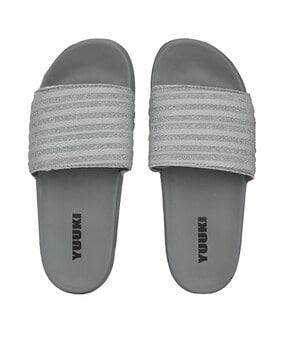 embellished slip-on slides