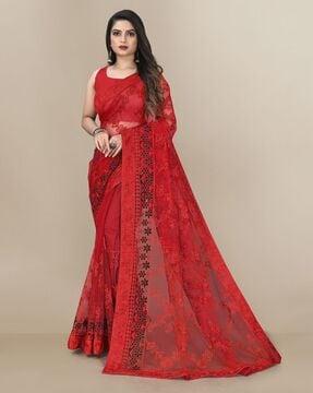 embellished traditional saree