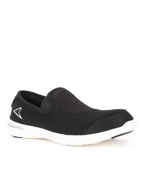 embossed slip-on sports shoes
