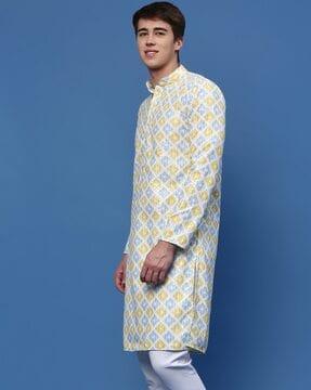 embroidered & embellished long kurta