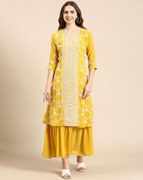 embroidered anarkali kurta