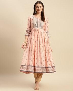 embroidered anarkali kurta