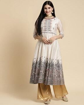 embroidered anarkali kurta