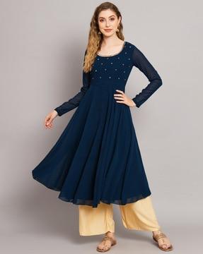 embroidered anarkali kurta