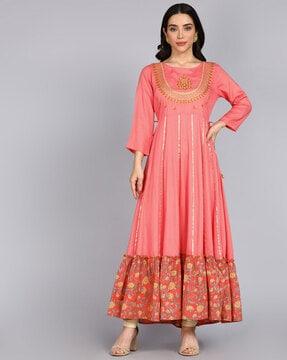 embroidered anarkali kurta