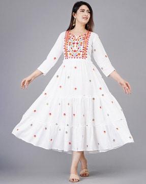 embroidered anarkali kurta